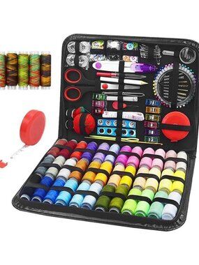 Sewing kit, 229 pcs Sewing Accessories, Friendly for Beginner and Professional